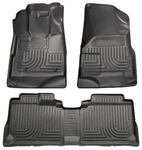 Husky Liners 98131 Weatherbeater Series Front and 2nd Seat Floor Liners Black