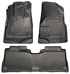 Husky Liners 98131 Weatherbeater Series Front and 2nd Seat Floor Liners Black