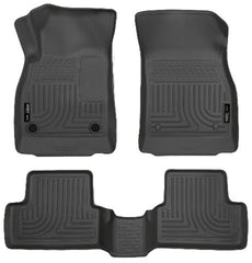Husky Liners 98161 Weatherbeater Series Front and 2nd Seat Floor Liners Black
