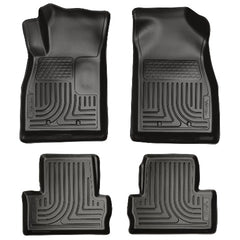 Husky Liners 98181 Weatherbeater Series Front and 2nd Seat Floor Liners Black