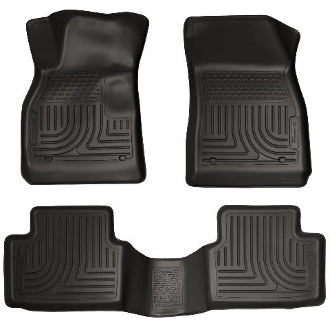 Husky Liners 98191 Weatherbeater Series Front and 2nd Seat Floor Liners Black