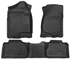 Husky Liners 98211 Weatherbeater Series Front and 2nd Seat Floor Liners (Footwell Coverage) Black