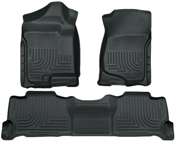 DISCONTINUED - Husky Liners 98252 Weatherbeater Series Front and 2nd Seat Floor Liners Grey