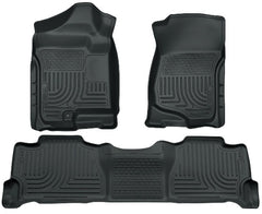 DISCONTINUED - Husky Liners 98252 Weatherbeater Series Front and 2nd Seat Floor Liners Grey