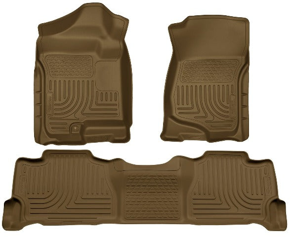 Husky Liners 98253 Weatherbeater Series Front and 2nd Seat Floor Liners Tan