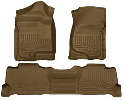 Husky Liners 98253 Weatherbeater Series Front and 2nd Seat Floor Liners Tan
