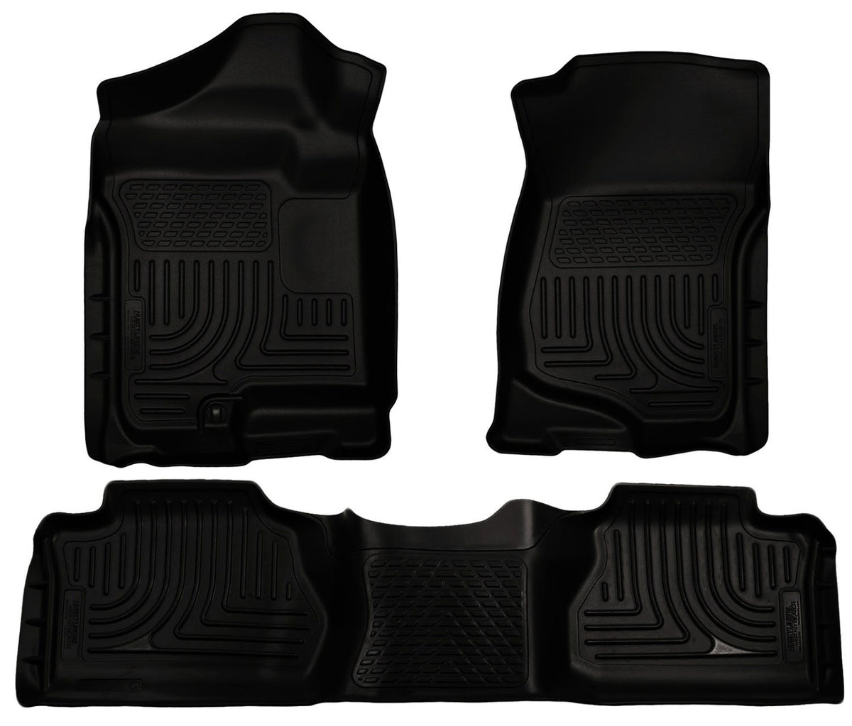 Husky Liners 98261 Weatherbeater Series Front and 2nd Seat Floor Liners Black