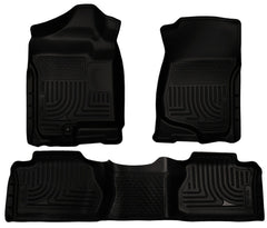 Husky Liners 98261 Weatherbeater Series Front and 2nd Seat Floor Liners Black