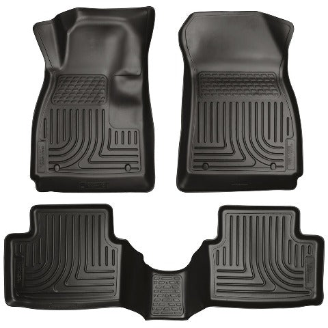 Husky Liners 98271 Weatherbeater Series Front and 2nd Seat Floor Liners Black
