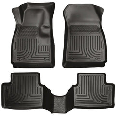 Husky Liners 98271 Weatherbeater Series Front and 2nd Seat Floor Liners Black