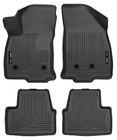 Husky Liners 98281 Weatherbeater Series Front and 2nd Seat Floor Liners Black