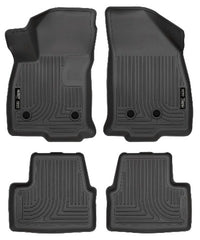 Husky Liners 98281 Weatherbeater Series Front and 2nd Seat Floor Liners Black