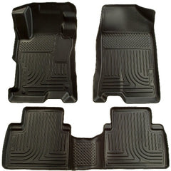 Husky Liners 98301 Weatherbeater Series Front and 2nd Seat Floor Liners Black