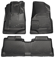 Husky Liners 98351 Weatherbeater Series Front and 2nd Seat Floor Liners Black