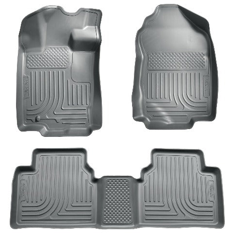 DISCONTINUED - Husky Liners 98362 Weatherbeater Series Front and 2nd Seat Floor Liners Grey