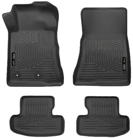 Husky Liners 98371 Weatherbeater Series Front and 2nd Seat Floor Liners Black