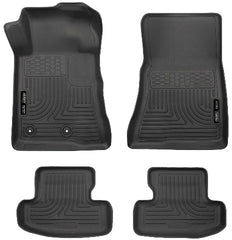 Husky Liners 98371 Weatherbeater Series Front and 2nd Seat Floor Liners Black