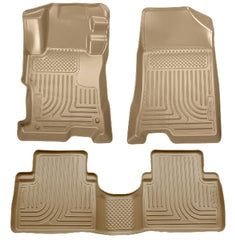 Husky Liners 98403 Weatherbeater Series Front and 2nd Seat Floor Liners Tan