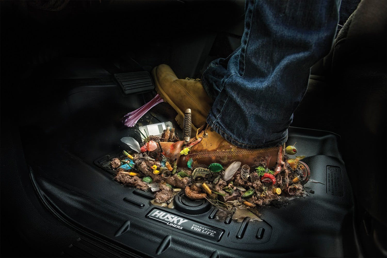 Husky Liners 98411 Weatherbeater Series Front and 2nd Seat Floor Liners Black