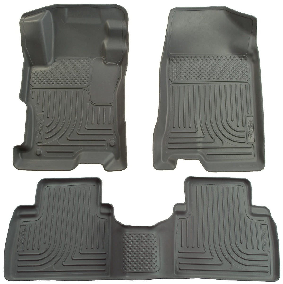 Husky Liners 98412 Weatherbeater Series Front and 2nd Seat Floor Liners Grey