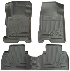 Husky Liners 98412 Weatherbeater Series Front and 2nd Seat Floor Liners Grey