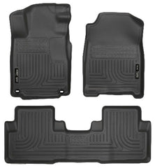 Husky Liners 98451 Weatherbeater Series Front and 2nd Seat Floor Liners Black