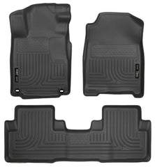 Husky Liners 98451 Weatherbeater Series Front and 2nd Seat Floor Liners Black