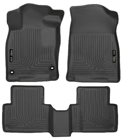 Husky Liners 98461 Weatherbeater Series Front and 2nd Seat Floor Liners Black