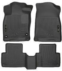 Husky Liners 98461 Weatherbeater Series Front and 2nd Seat Floor Liners Black