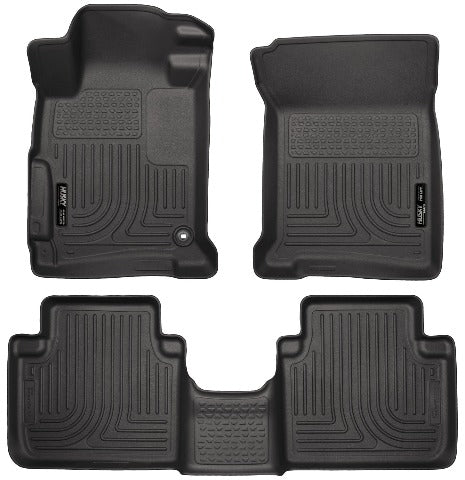 Husky Liners 98481 Weatherbeater Series Front and 2nd Seat Floor Liners Black
