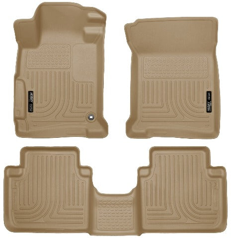 Husky Liners 98483 Weatherbeater Series Front and 2nd Seat Floor Liners Tan