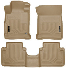 Husky Liners 98483 Weatherbeater Series Front and 2nd Seat Floor Liners Tan