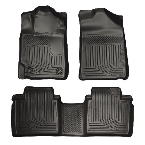 Husky Liners 98511 Weatherbeater Series Front and 2nd Seat Floor Liners Black