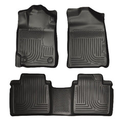 Husky Liners 98511 Weatherbeater Series Front and 2nd Seat Floor Liners Black