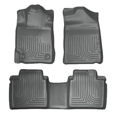 Husky Liners 98512 Weatherbeater Series Front and 2nd Seat Floor Liners Grey