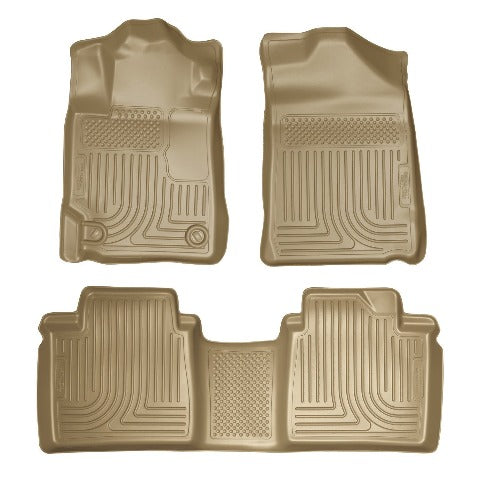 Husky Liners 98513 Weatherbeater Series Front and 2nd Seat Floor Liners Tan