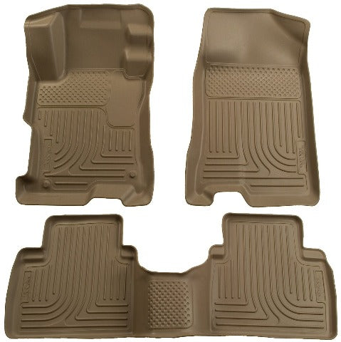 Husky Liners 98523 Weatherbeater Series Front and 2nd Seat Floor Liners Tan
