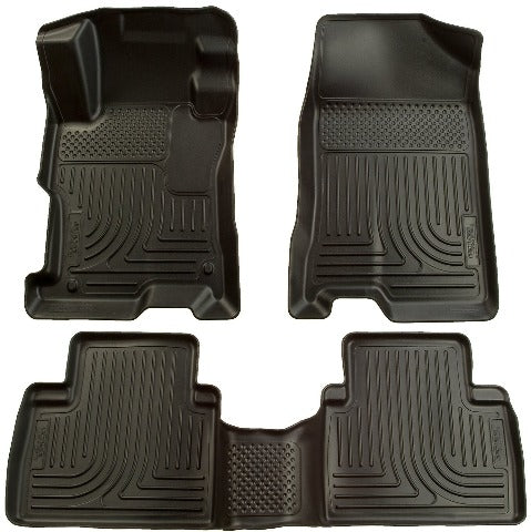 Husky Liners 98531 Weatherbeater Series Front and 2nd Seat Floor Liners Black