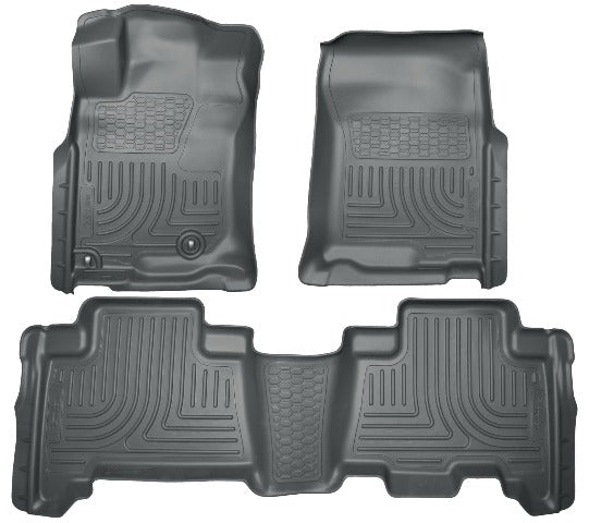 Husky Liners 98571 Weatherbeater Series Front and 2nd Seat Floor Liners Black