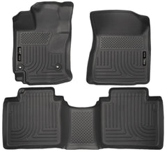 Husky Liners 98661 Weatherbeater Series Front and 2nd Seat Floor Liners Black