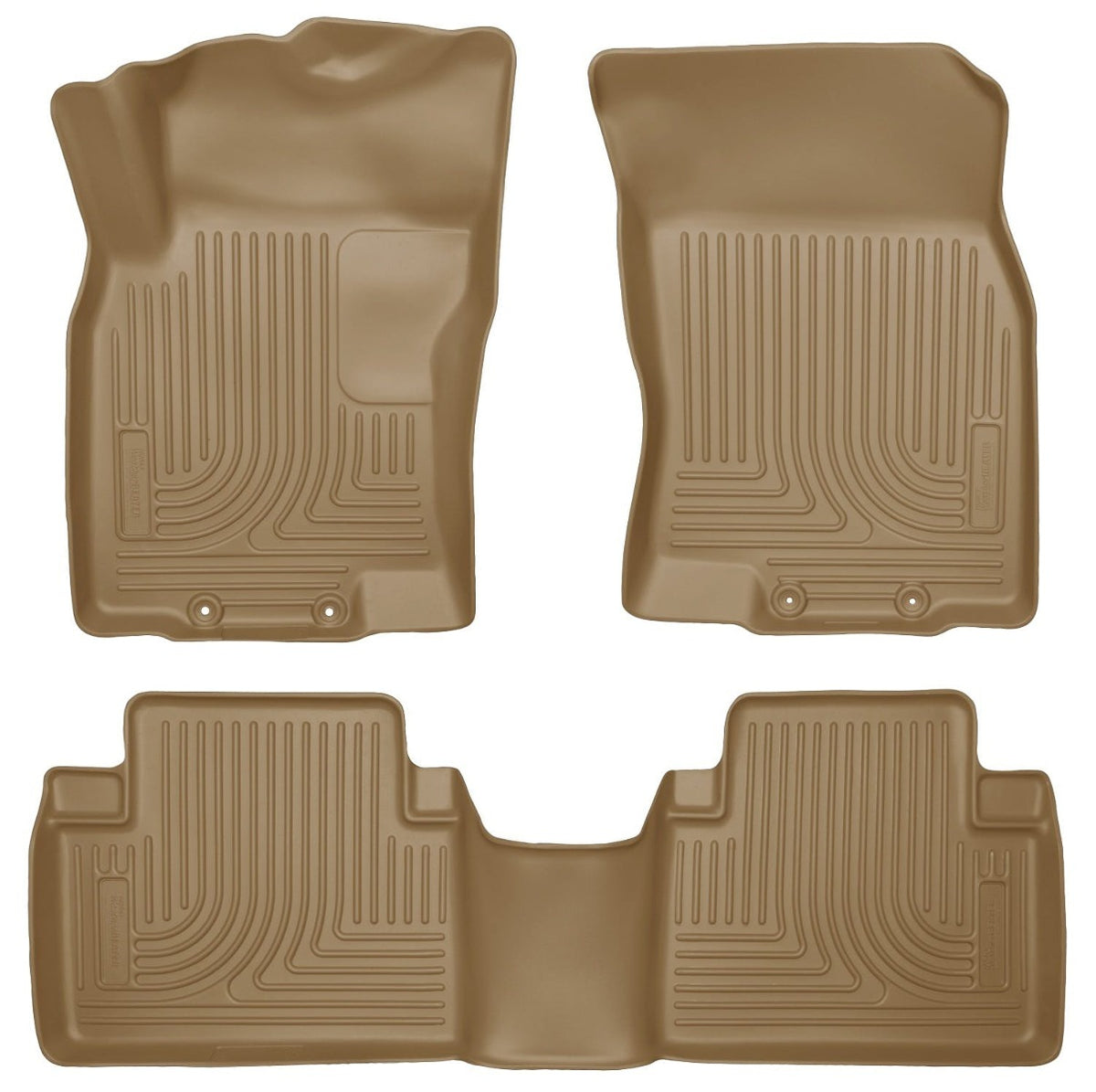 DISCONTINUED - Husky Liners 98673 Weatherbeater Series Front and 2nd Seat Floor Liners Tan