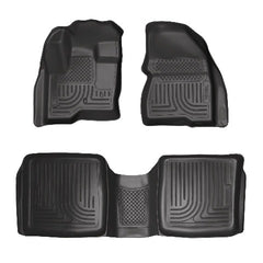 Husky Liners 98741 Weatherbeater Series Front and 2nd Seat Floor Liners Black