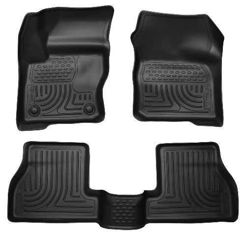 Husky Liners 98771 Weatherbeater Series Front and 2nd Seat Floor Liners Black