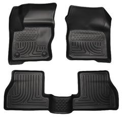 Husky Liners 98771 Weatherbeater Series Front and 2nd Seat Floor Liners Black