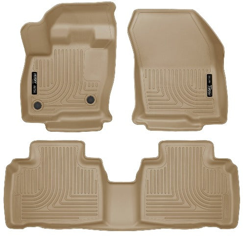 Husky Liners 98783 Weatherbeater Series Front and 2nd Seat Floor Liners Tan