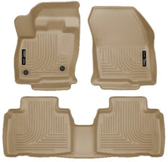 Husky Liners 98783 Weatherbeater Series Front and 2nd Seat Floor Liners Tan