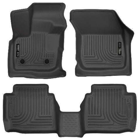 Husky Liners 98791 Weatherbeater Series Front and 2nd Seat Floor Liners Black