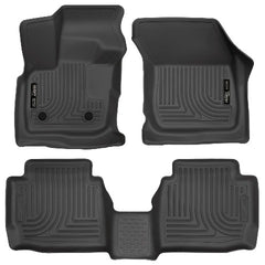 Husky Liners 98791 Weatherbeater Series Front and 2nd Seat Floor Liners Black