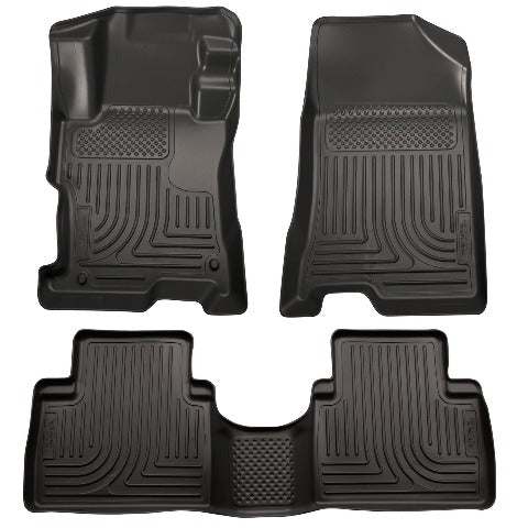 Husky Liners 98811 Weatherbeater Series Front and 2nd Seat Floor Liners Black