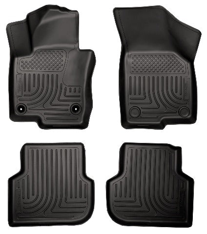 Husky Liners 98831 Weatherbeater Series Front and 2nd Seat Floor Liners Black